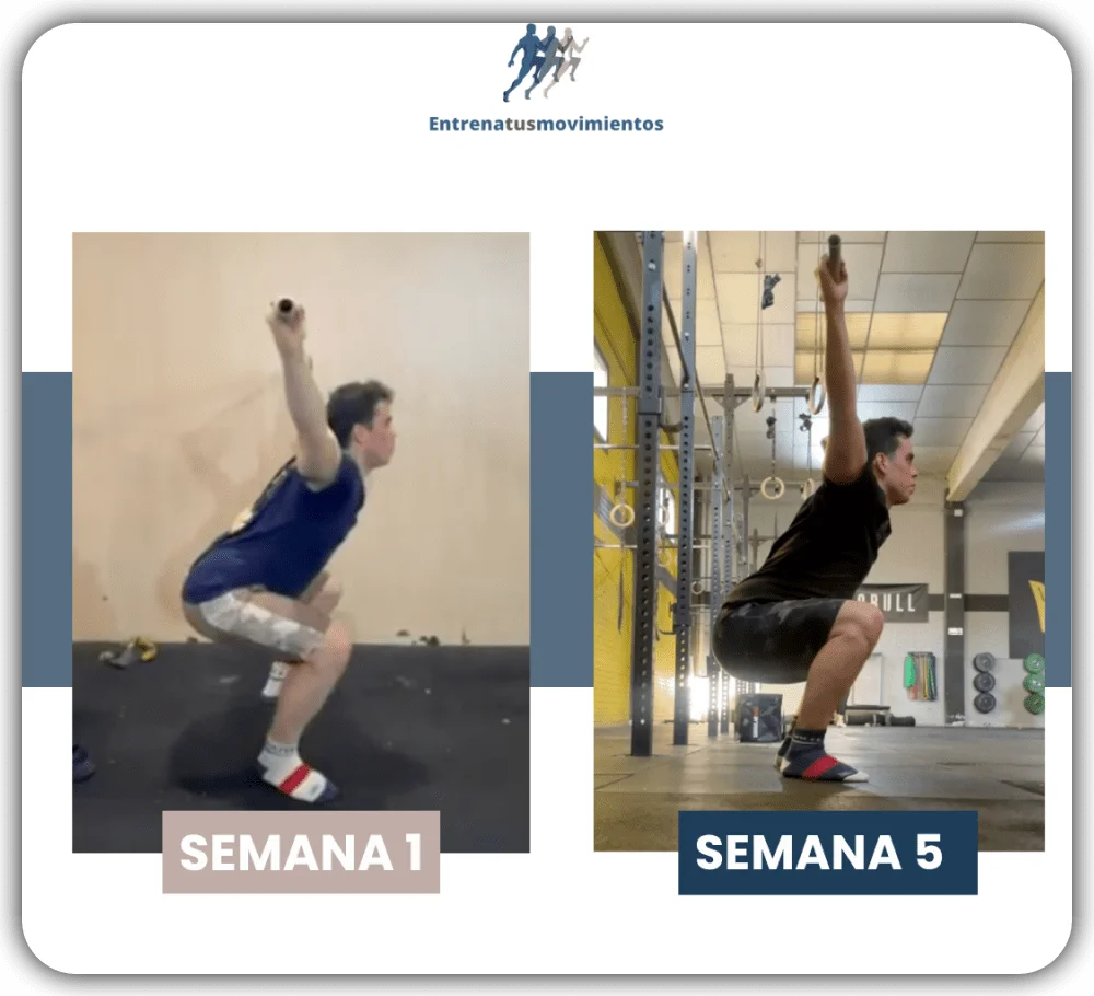 Antes y después — caso 6