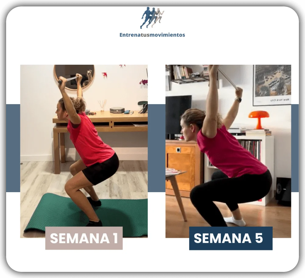 Antes y después — caso 8