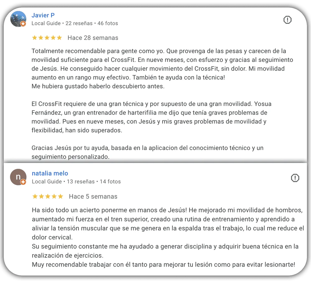 Testimonio 3 — CrossFit Sin Dolor